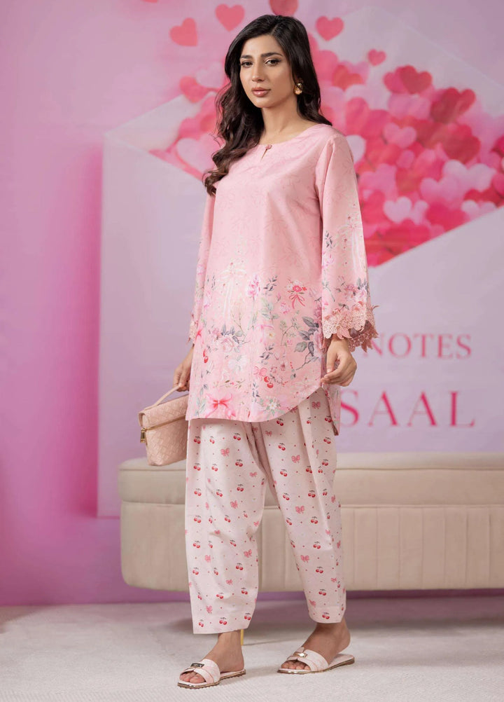 Minor Defect by Ayesha Somaya RTW Printed Lawn Silk 2 Piece Suit Peony Casual Collection