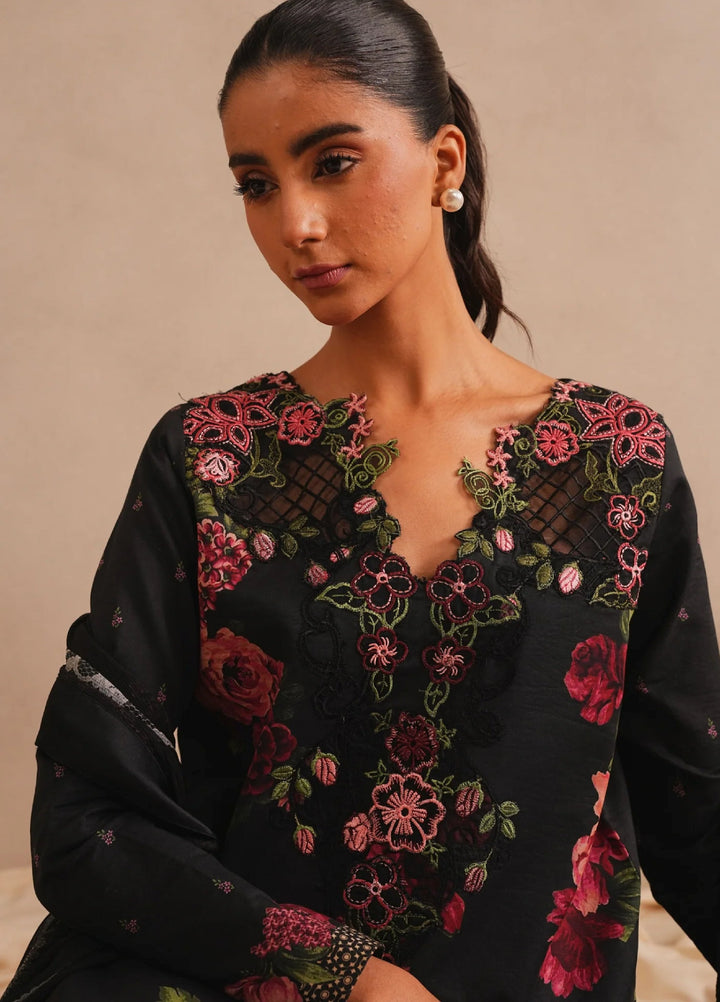 Meraki by Asifa and Nabeel Unstitched Embroidered Lawn 3 Pcs Suit AN26UM MSSL-07 Azure Bloom - Summer