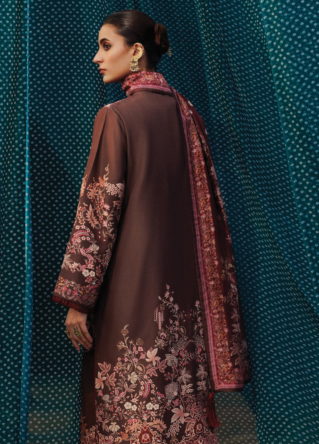 Aik Roz by Aik Atelier Unstitched Khaddar Printed Suits 3 Piece AIK25RK Look 05 - Winter Collection
