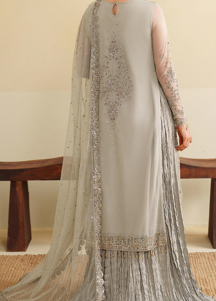 Roohi By Zarif Unstitched Formal Embroidered Net Suits 4 Piece ZR25UF RFE-06 Milaan - Formals Collection