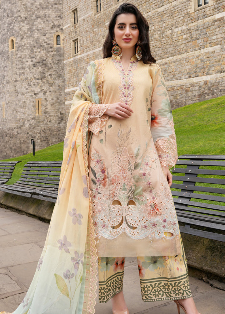 Al Zohaib Printkari Unstitched Embroidered Lawn 3 Piece Suit AZ26ULP 11 - Summer Collection