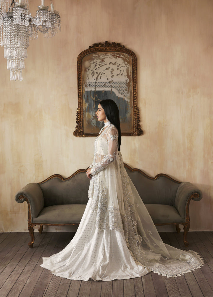 Jahanara by Zarposh Embroidered Organza Suits Unstitched 3 Piece ZP25JF Zarunisa - Festive Collection