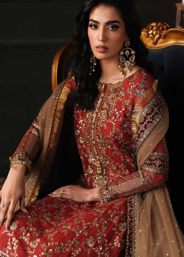 Aura by Charizma Unstitched Chiffon Embroidered Suits 3 Piece CRZ25UA CA26-03 - Festive Collection
