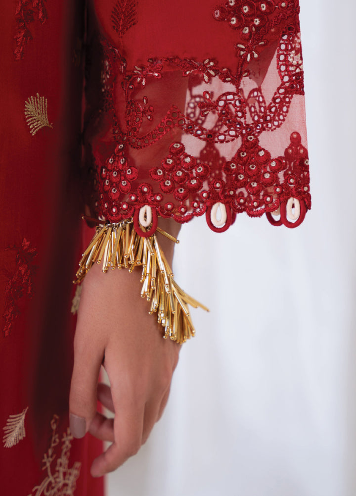 Miraal By Aabyaan Embroidered Chikankari Suits Unstitched 3 Piece ABY25MV D-AV-07-Sehr - Winter Collection