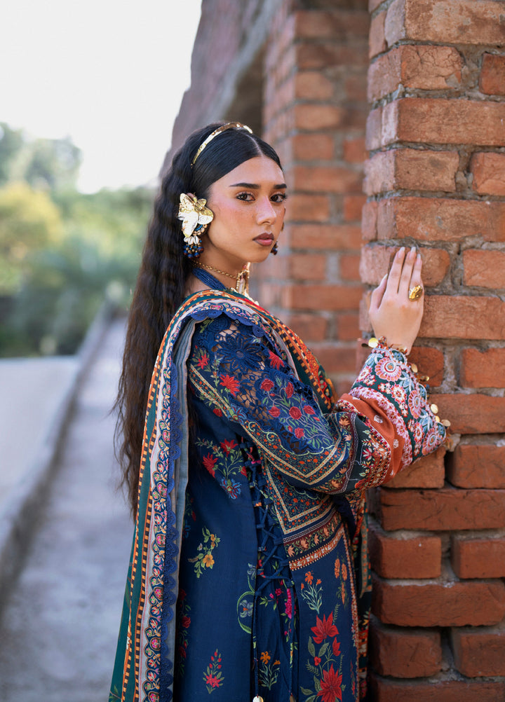 AJR Sard Shaam Embroidered Unstitched Khaddar Suits 3 Piece AJR25SS AJRW-04 KANEEZ - Winter Collection
