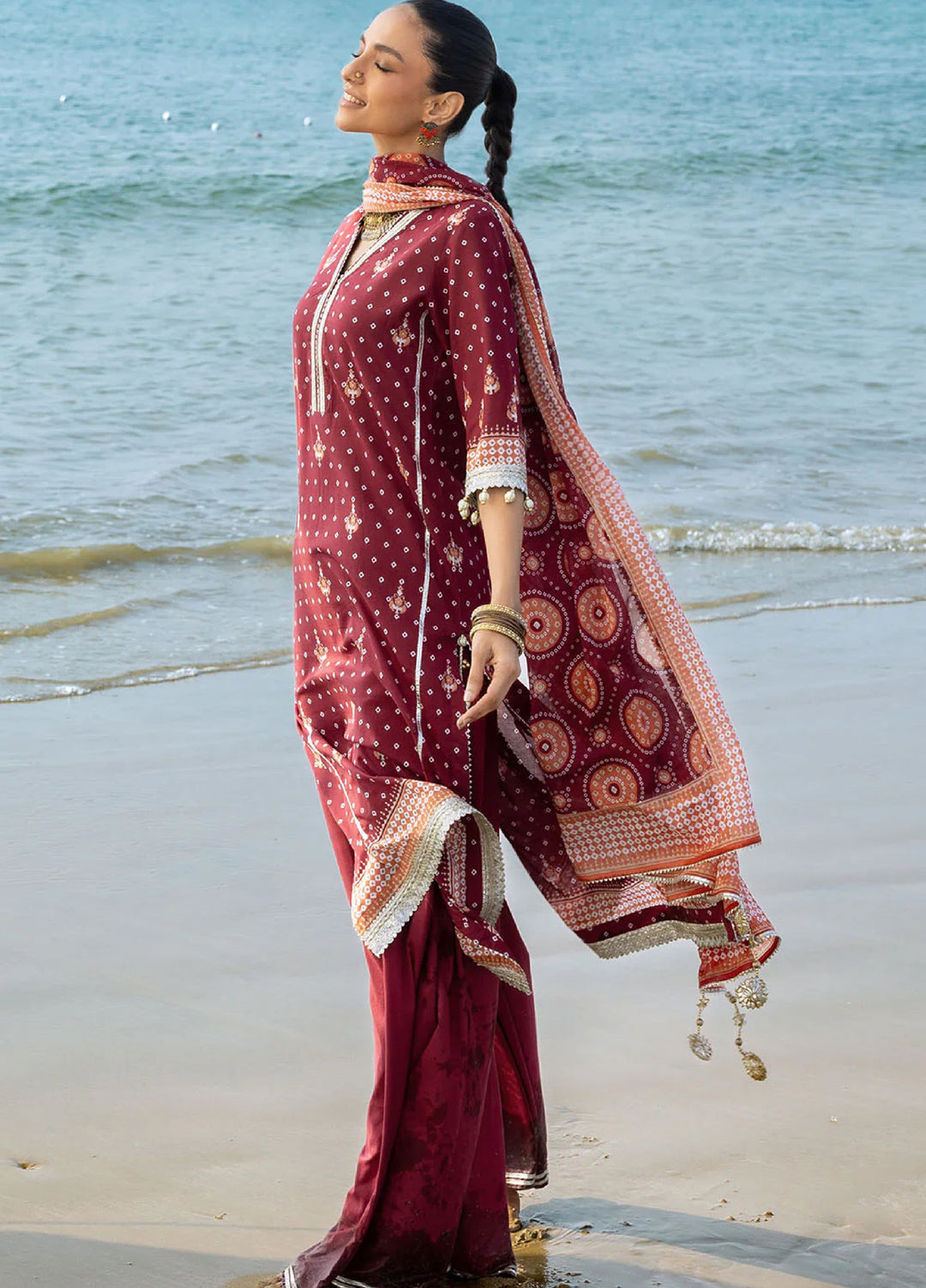 The Chunri by Gul Ahmed Unstitched Printed Lawn 3 Piece Suit GA26UTCL CL-62168 B - Summer Collection
