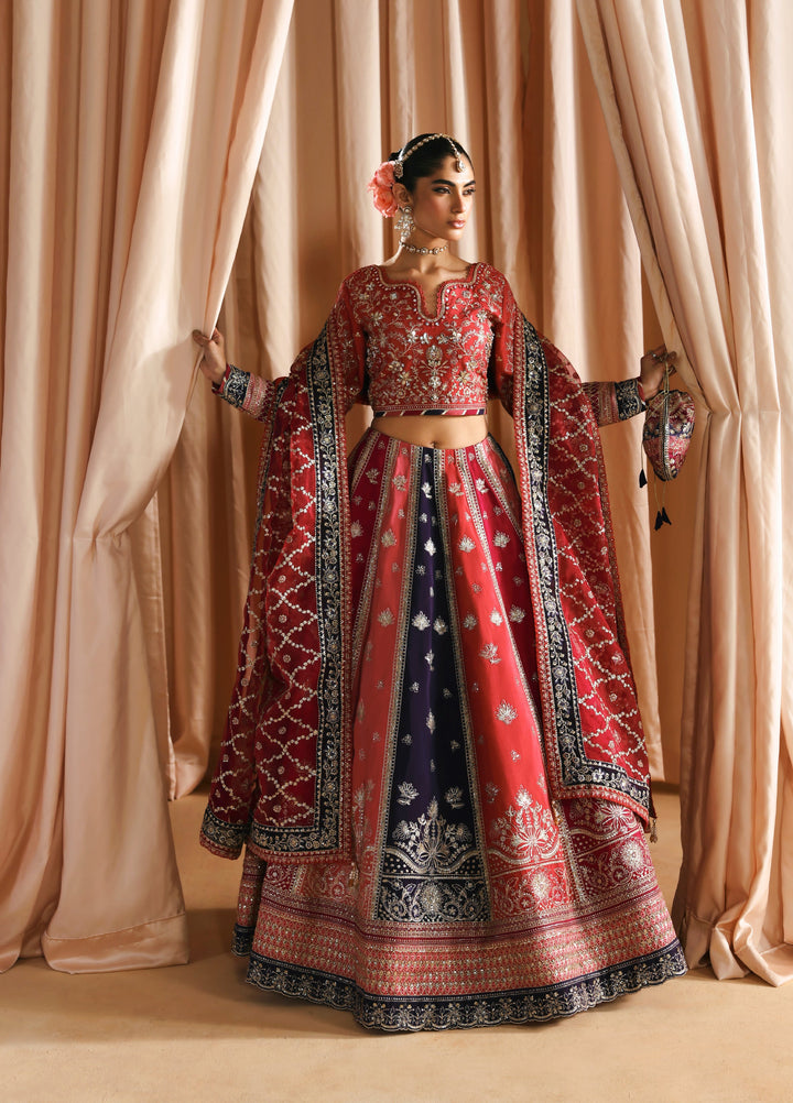 Gulaal Unstitched Embroidered Silk Suits 3 Piece GL25UW AYSANA-WU-11 - Wedding Collection