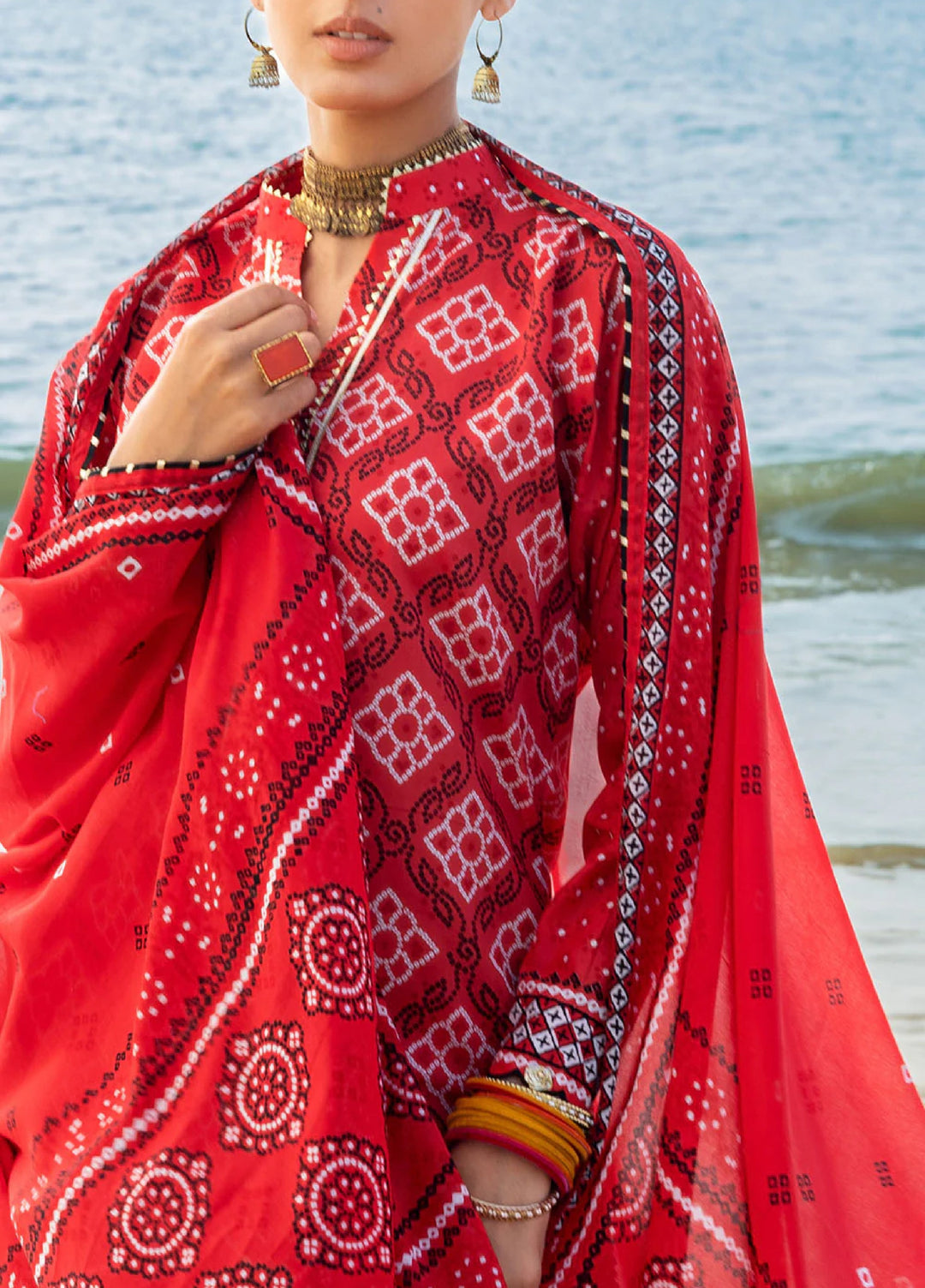 The Chunri by Gul Ahmed Unstitched Printed Lawn 3 Piece Suit GA26UTCL CL-62032 B - Summer Collection