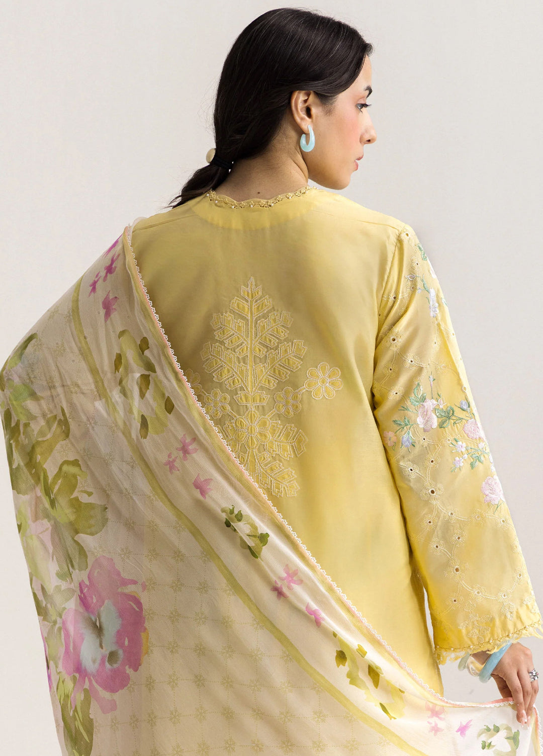 Coco by Zara Shahjahan Unstitched Embroidered Lawn 3 Piece Suit CZS26UCLP AIRI-1B - Eid Collection