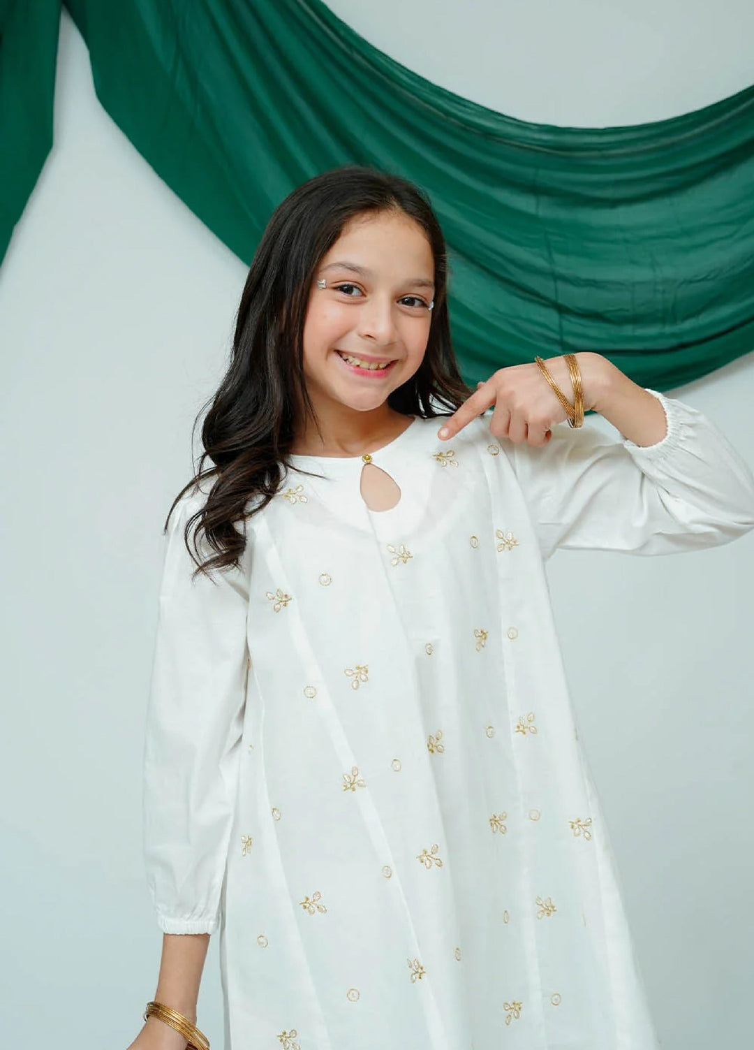 Senorita Girls RTW Solids Cotton 3 Piece Suit KAD-03508 - Casual Collection