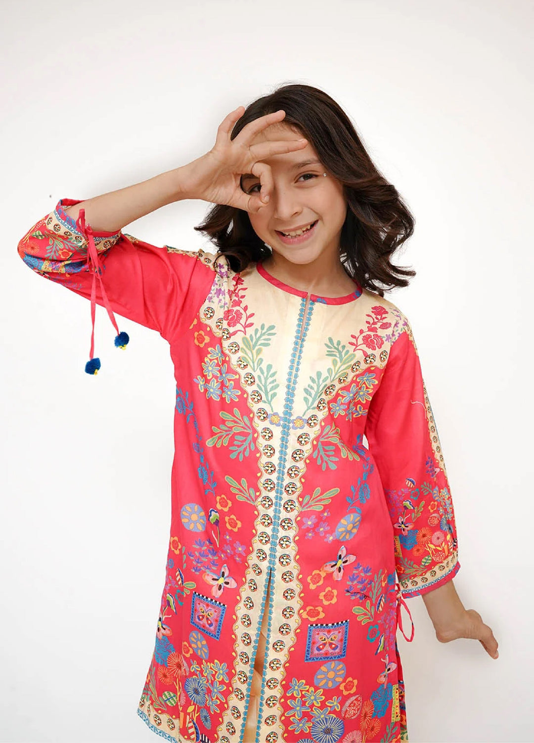 Senorita Girls RTW Printed Cotton 2 Piece Suit KAC-03472 - Casual Collection