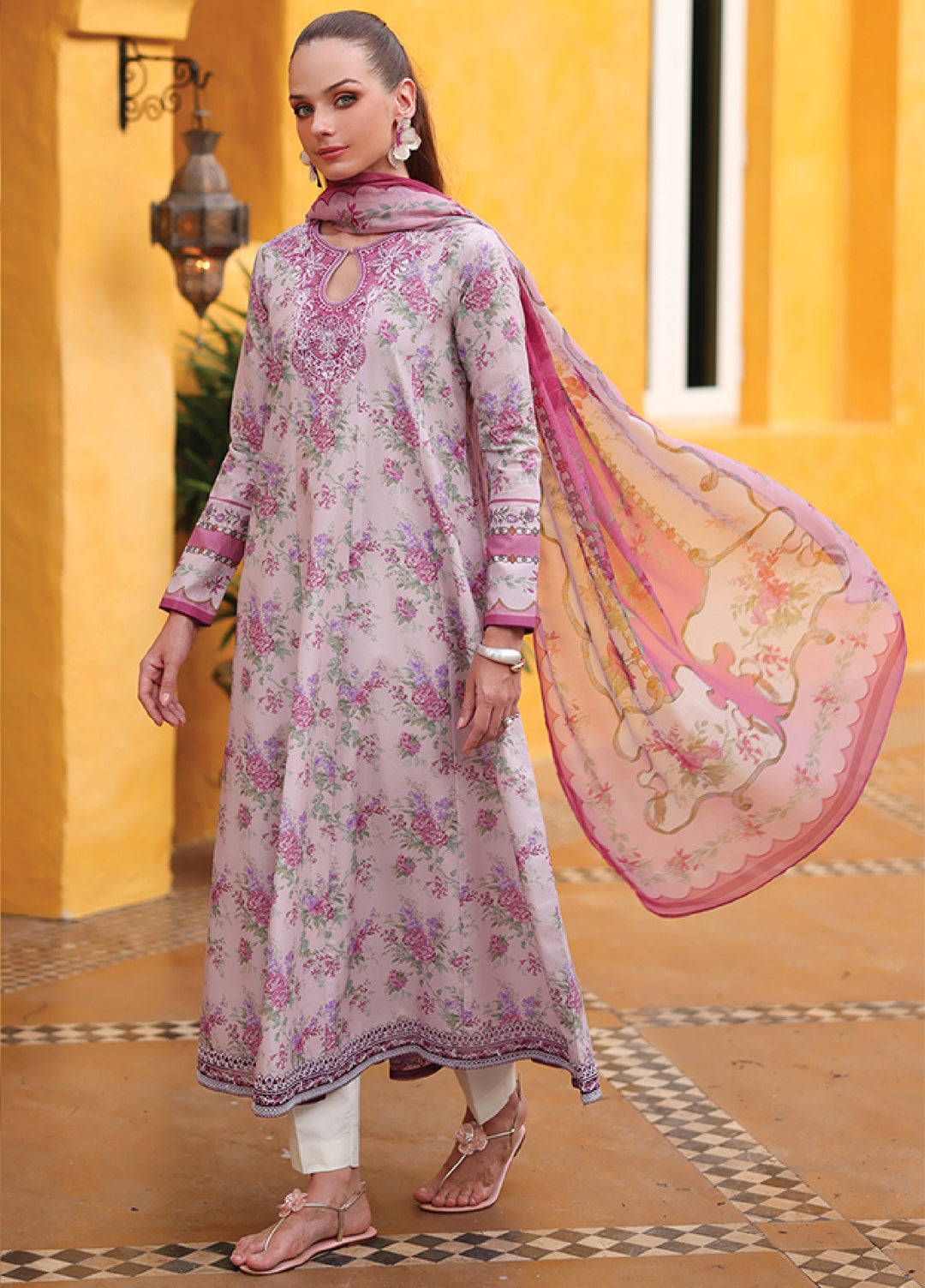 Xenia Formals RTW Embroidered Lawn 3 Piece XF26PL RAVEN GRACE - Summer Collection