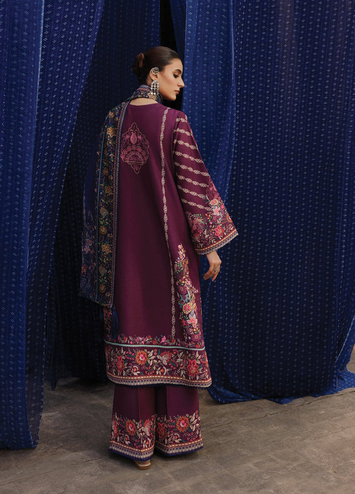 Aik Roz by Aik Atelier Unstitched Khaddar Printed Suits 3 Piece AIK25RK Look 04 - Winter Collection