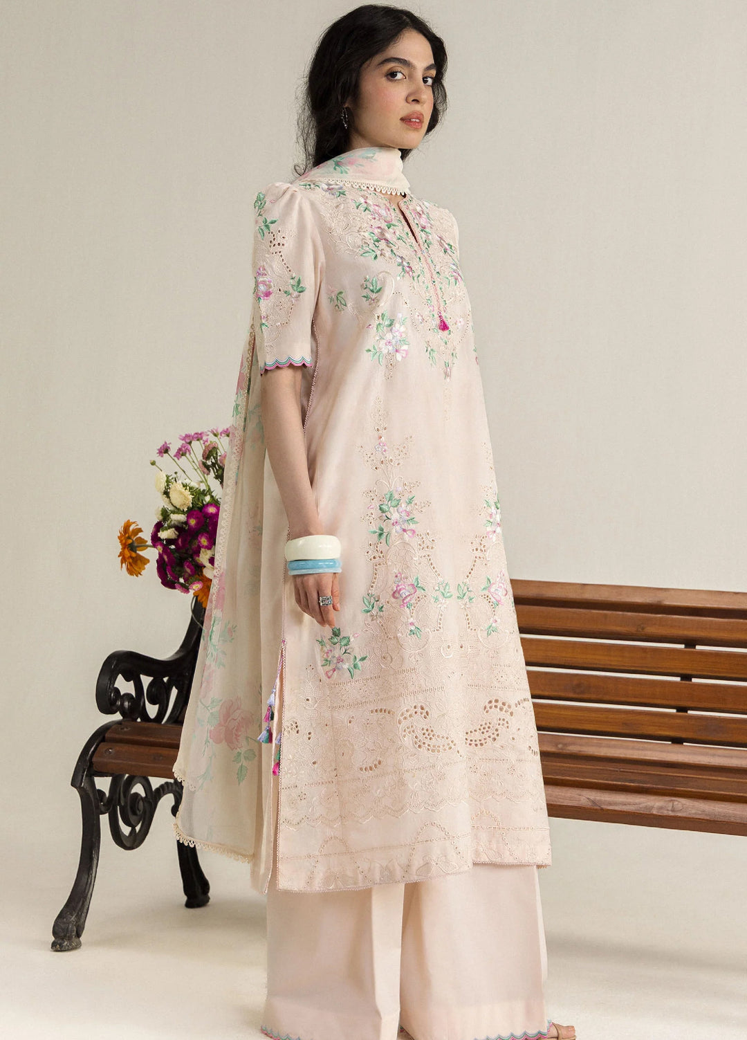 Coco by Zara Shahjahan Unstitched Embroidered Lawn 3 Piece Suit CZS26UCLP ARLO-7B - Eid Collection
