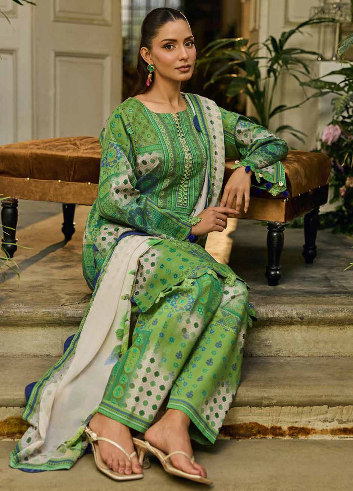C Prints by Charizma Unstitched Printed Lawn 3 Piece Suit CHR26ULP CP6-17 - Summer Collection