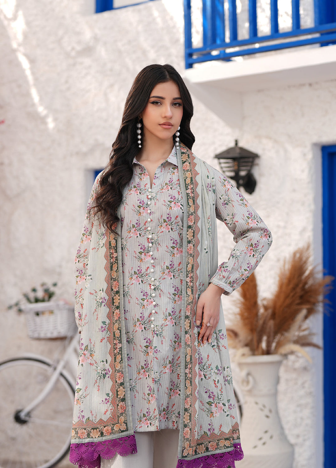 Salina by Regalia Textile Unstitched Printed Lawn 3 Piece Suit RG26PUIV D-4 - Summer Collection