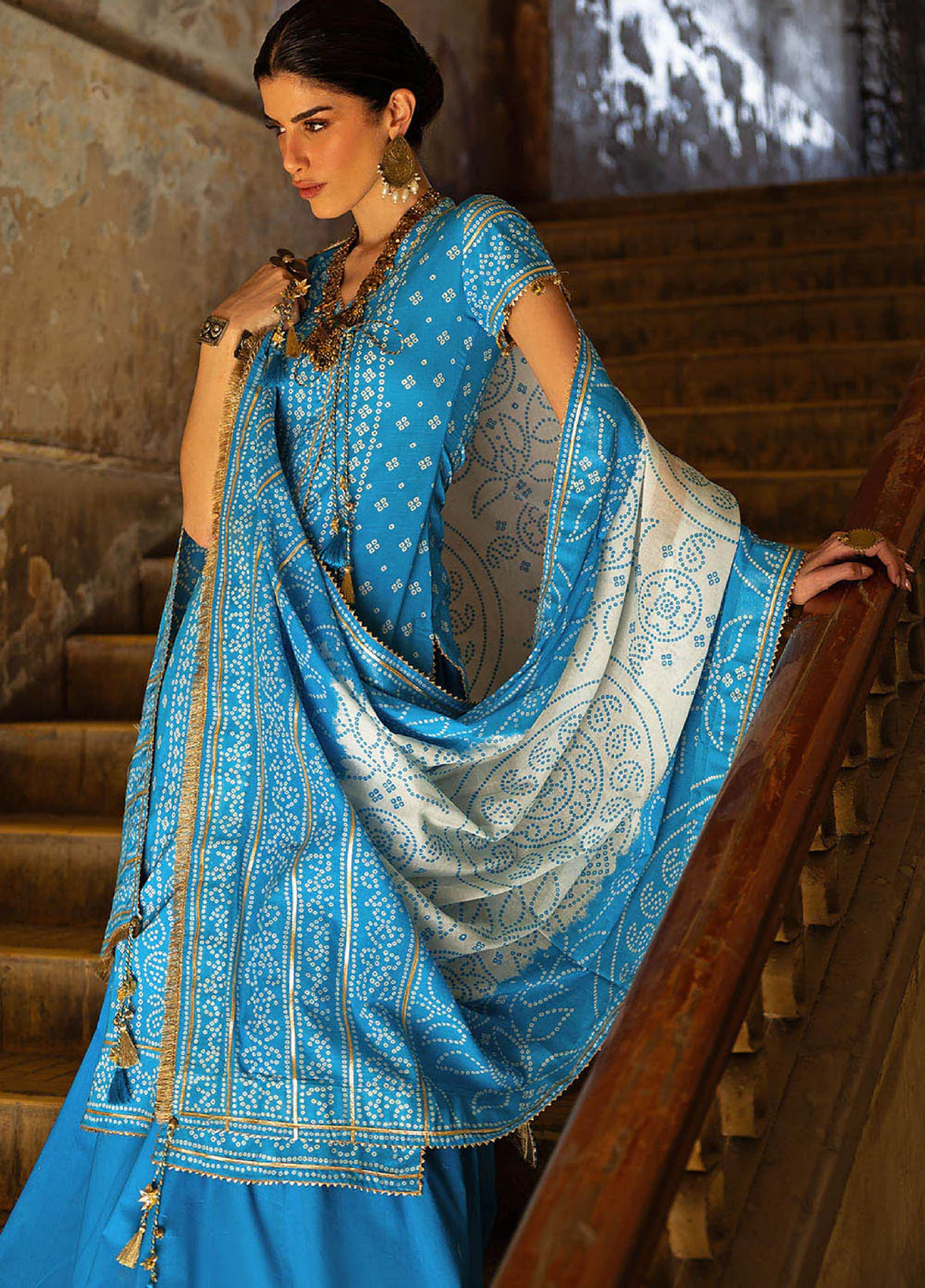 The Chunri by Gul Ahmed Unstitched Printed Lawn 3 Piece Suit GA26UTCL CL-62134 B - Summer Collection