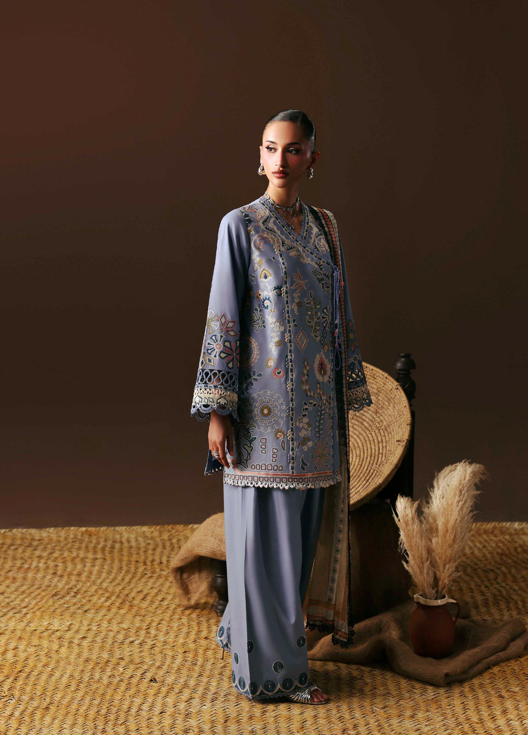 Sable Vogue Unstitched Embroidered Lawn 3 Piece Suit SV26ULL SL-02-26-V2 - Festive Collection