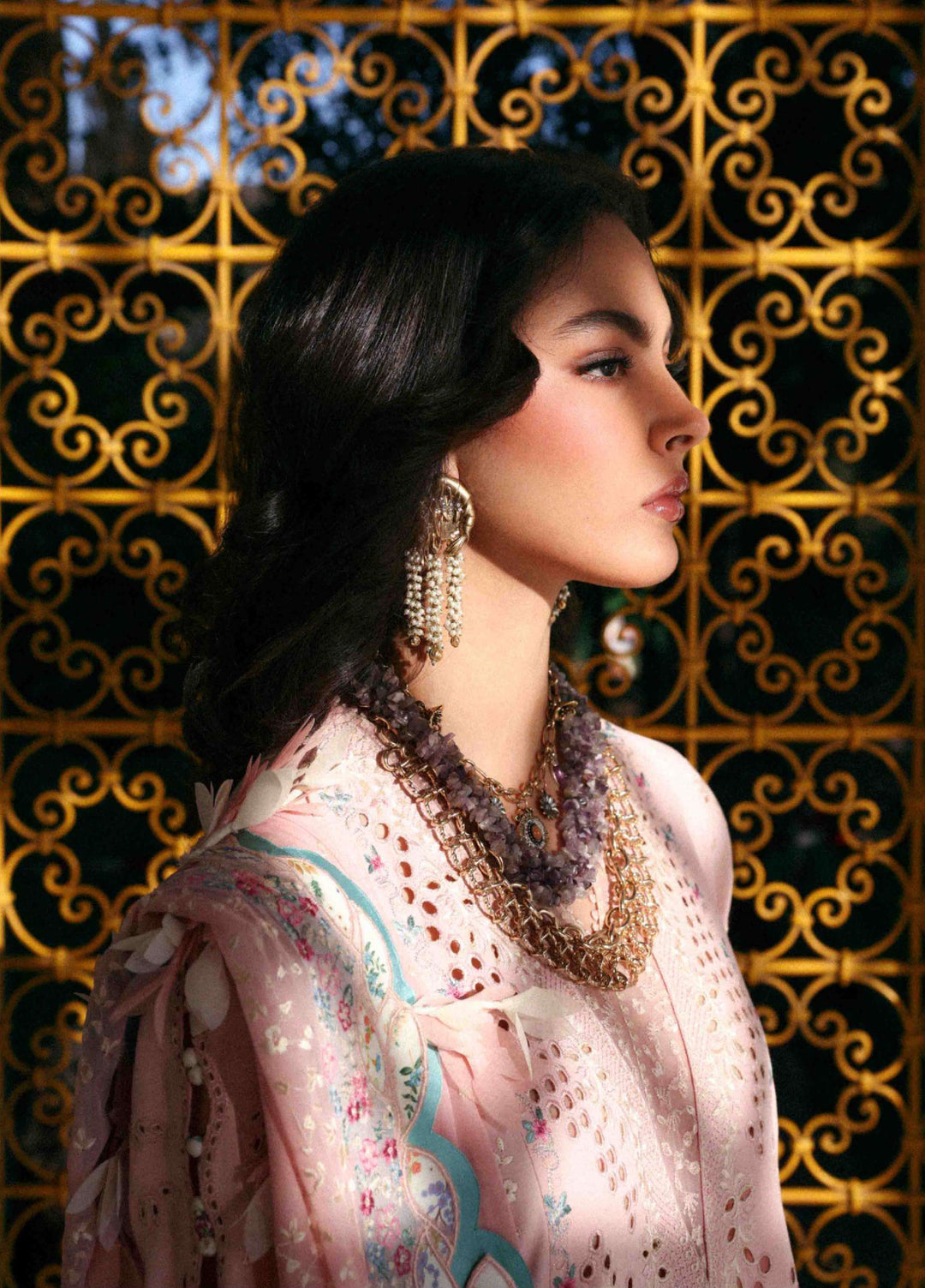 Reine by Republic Womenswear Unstitched Embroidered Luxury Lawn 3 Piece Suit RW26UTL D-02A - Eid Collection