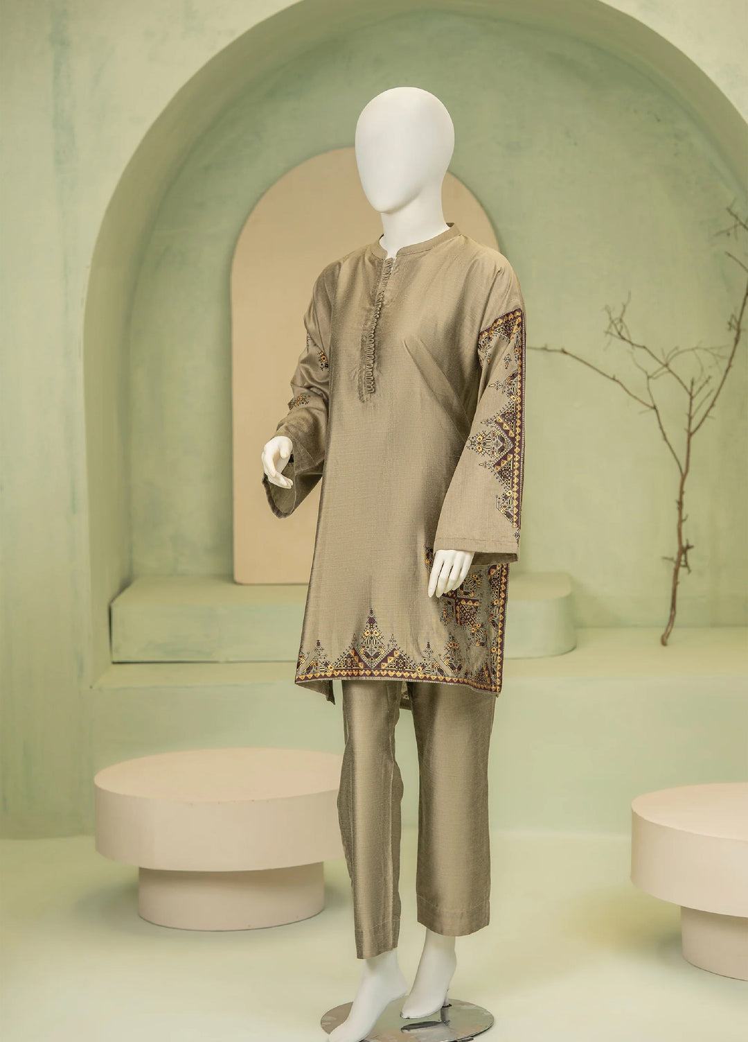 Riley Womens Pret 2 Piece Linen Sand JRS2P - Winter Collection