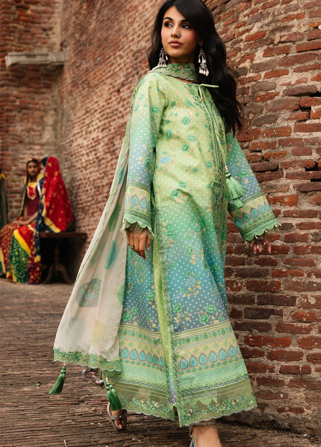 Chunri by Charizma Unstitched Embroidered Lawn 3 Piece Suit CHR26UCL CHN6-07 - Summer Collection