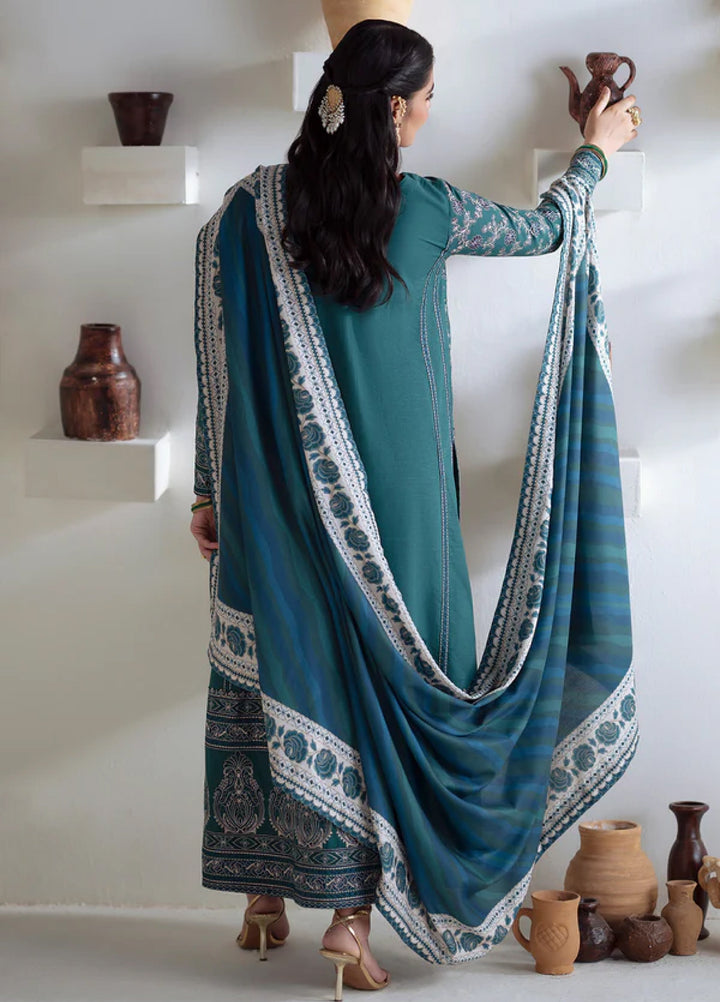 Noore by Freesia Unstitched Khaddar Embroidered Suits 3 Piece FRE25NW FSU-5675 Serina - Winter Collection