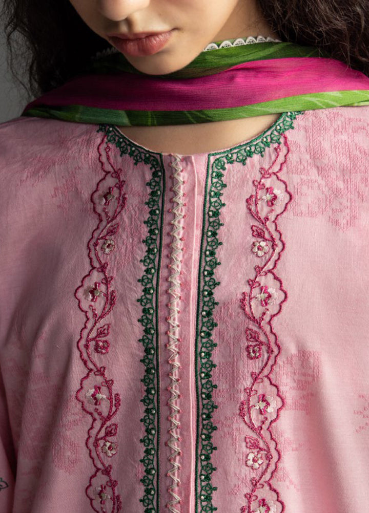 Coco by Zara Shahjahan Unstitched Embroidered Jacquard 3 Piece Suit CZS26UL MIRO-2A - Summer Collection