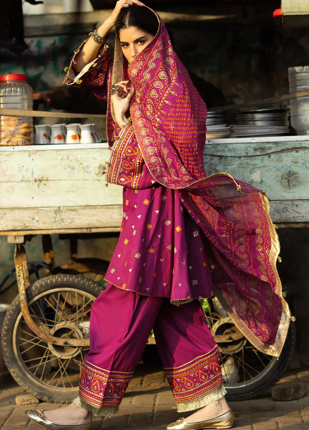 The Chunri by Gul Ahmed Unstitched Printed Lawn 3 Piece Suit GA26UTCL BM-62027 - Summer Collection