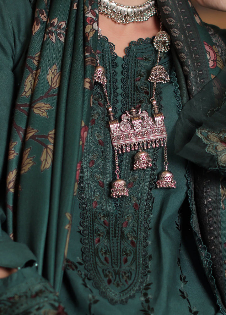 Noor by Saadia Asad Unstitched Embroidered Linen 3 Piece Suit SA26UNL D5 B - Winter Collection