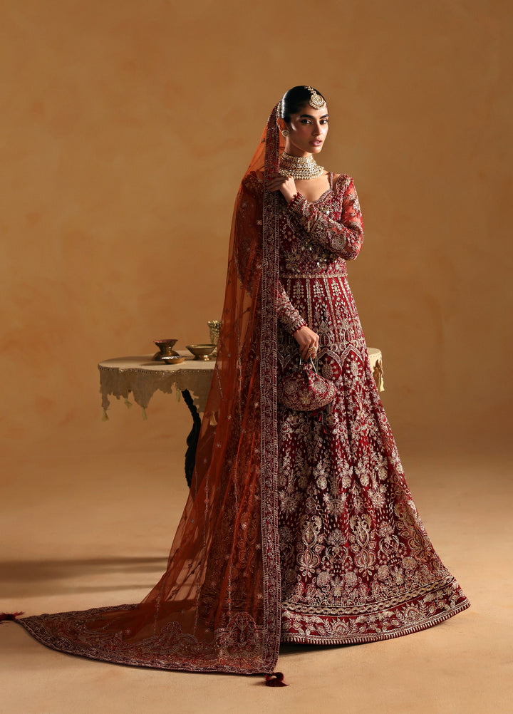 Gulaal Unstitched Embroidered Organza Suits 3 Piece GL25UW JAHARI-WU-10 - Wedding Collection