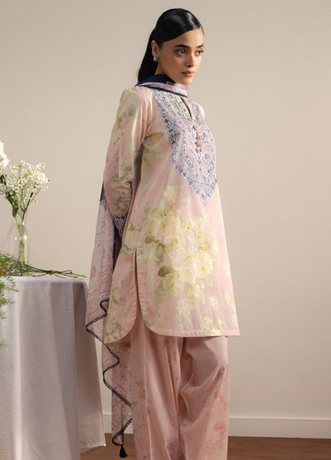 Coco by Zara Shahjahan Unstitched Printed Lawn 3 Piece Suit CZS26ULV HARU-1A - Summer Collection