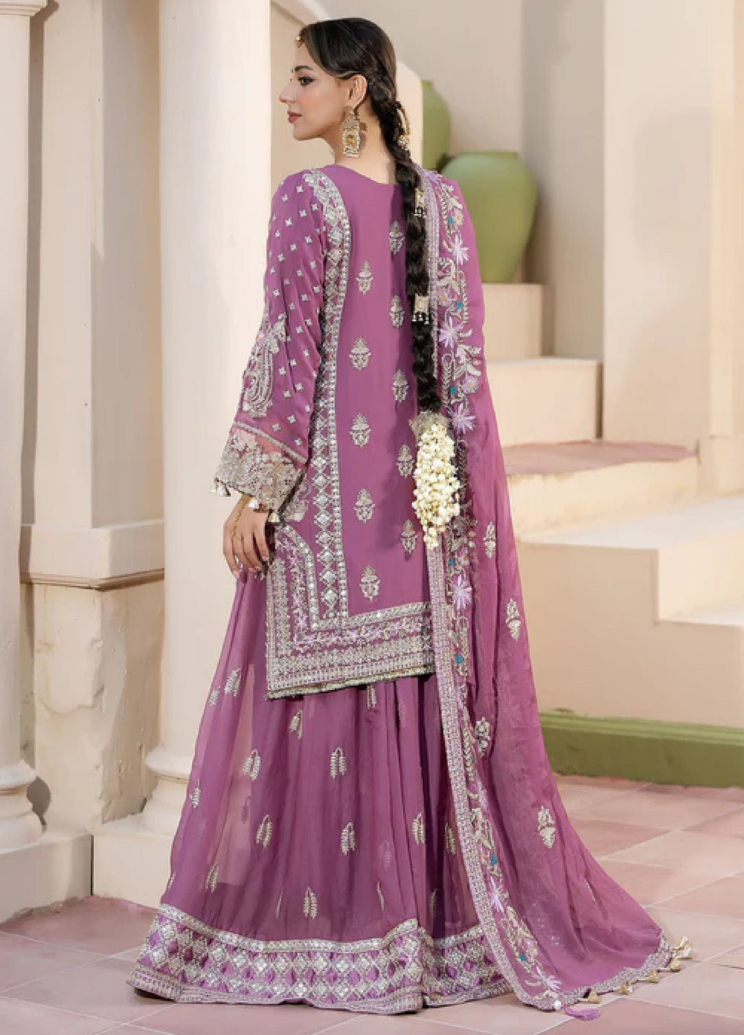 Sahellian by Meerak Women Pret Luxury Chiffon 4 Piece Shireen - Formals Collection