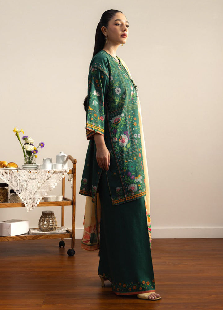 Coco by Zara Shahjahan Unstitched Printed Lawn 3 Piece Suit CZS26ULV TAKARA-7B - Summer Collection