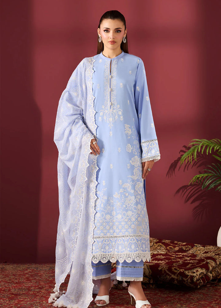 Alizeh Fashion Unstitched Embroidered Lawn 3 Piece Suit AF26ULE AF-EL-7059-COSMIC - Summer Collection
