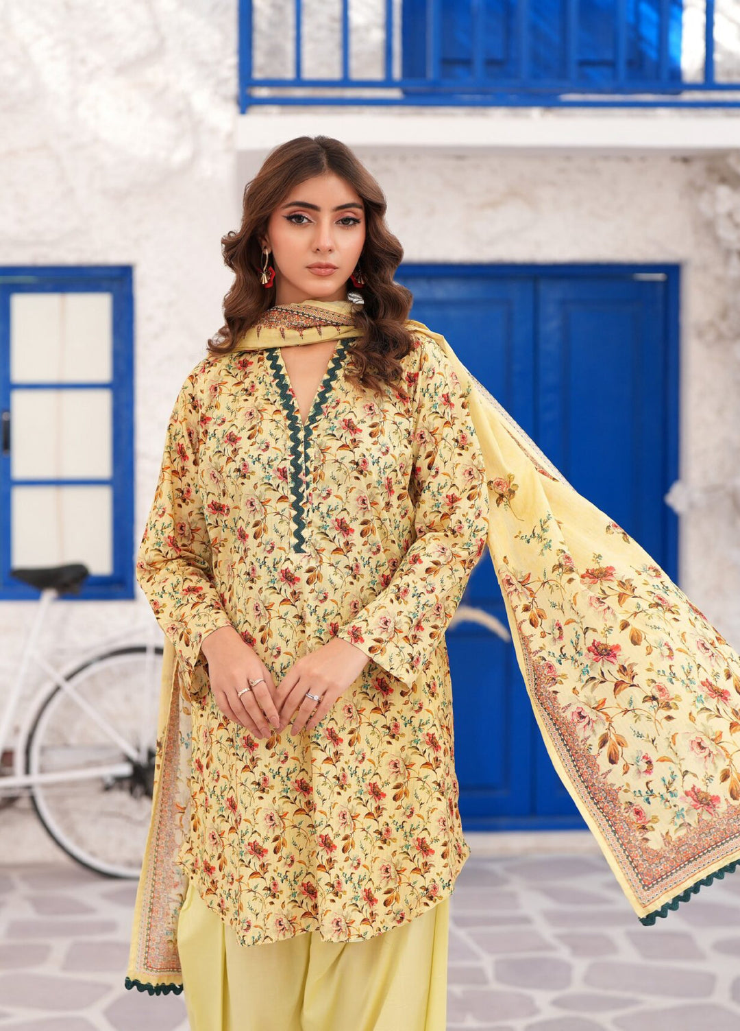 Salina by Regalia Textile Unstitched Printed Lawn 3 Piece Suit RG26PUIV D-8 - Summer Collection