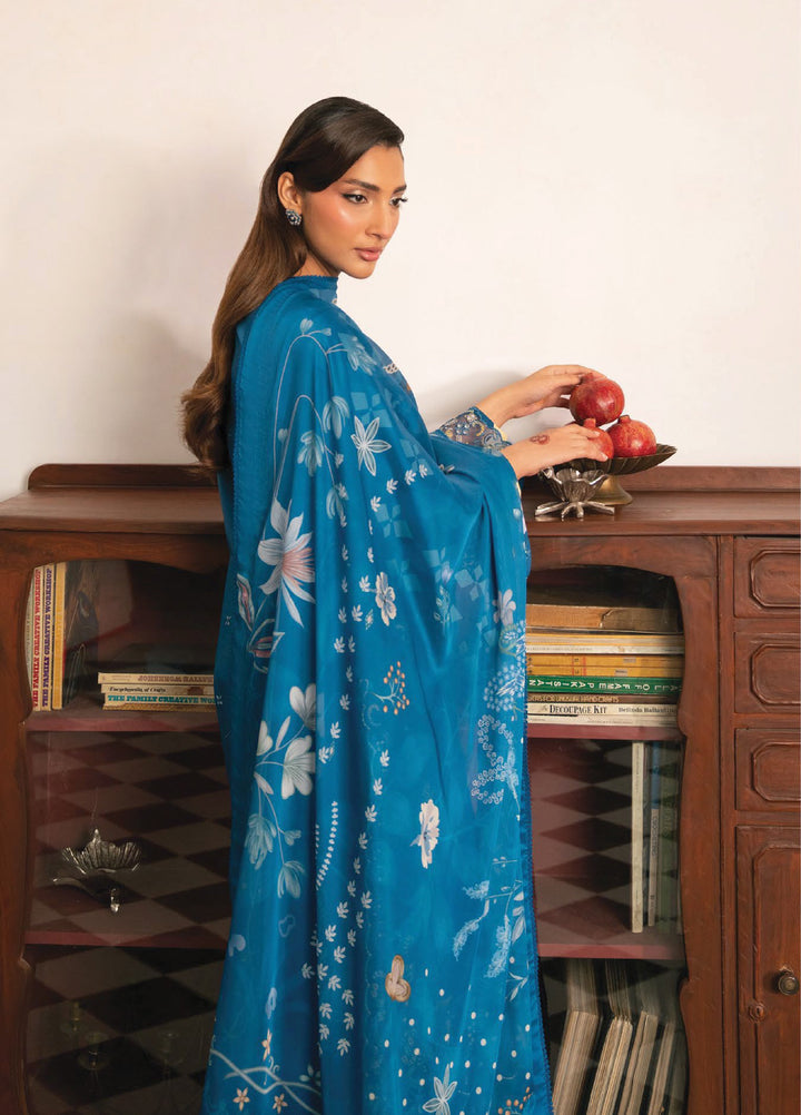 Lamhay by Seran Unstitched Embroidered Lawn 3 Piece Suit SN26ULL D2-Sahar - Eid Collection