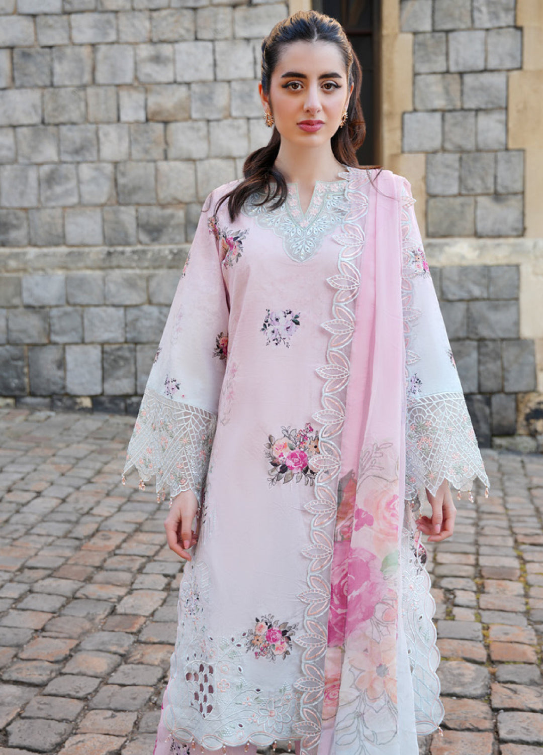 Al Zohaib Printkari Unstitched Embroidered Lawn 3 Piece Suit AZ26ULP 09 - Summer Collection