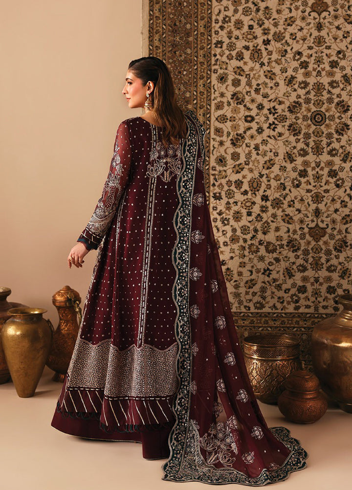 Neorah by Xenia Formals Unstitched Chiffon Embroidered 3 Piece Suit XE26UN D-7 QABITA - Festive Collection