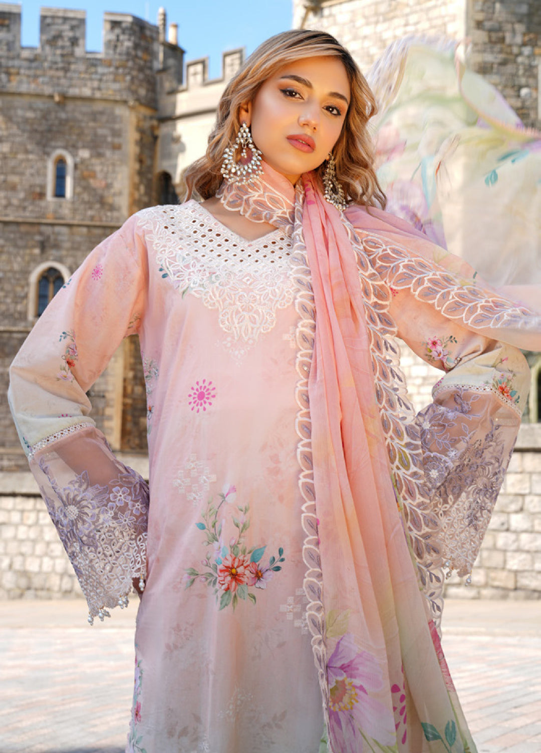 Al Zohaib Printkari Unstitched Embroidered Lawn 3 Piece Suit AZ26ULP 06 - Summer Collection
