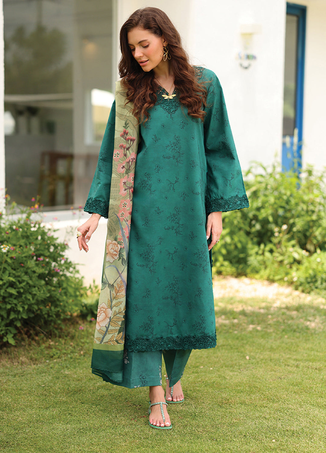 Xenia Formals RTW Embroidered Lawn 3 Piece XF26PL MYSTERY GARDEN - Summer Collection