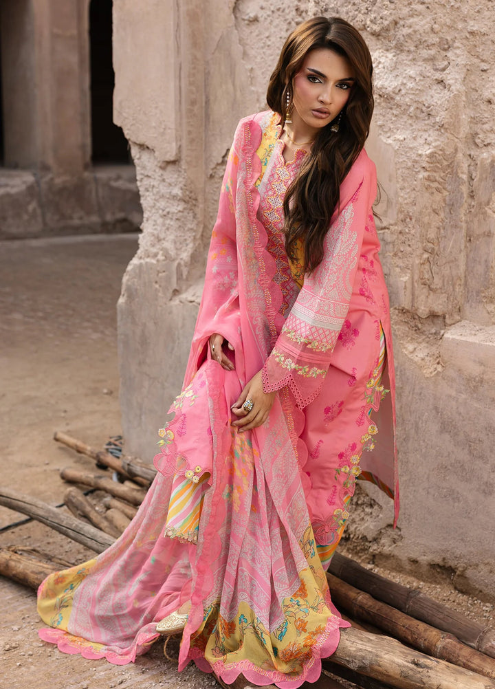 Chunri by Charizma Unstitched Embroidered Lawn 3 Piece Suit CHR26UCL CHN6-08 - Summer Collection