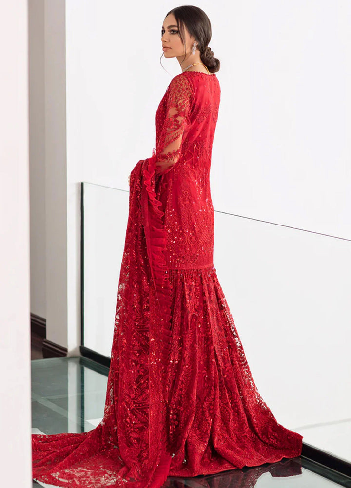 Chantelle by Baroque Unstitched Embroidered Net 3 Piece Suit BQ26UFC EC-06 - Festive Collection
