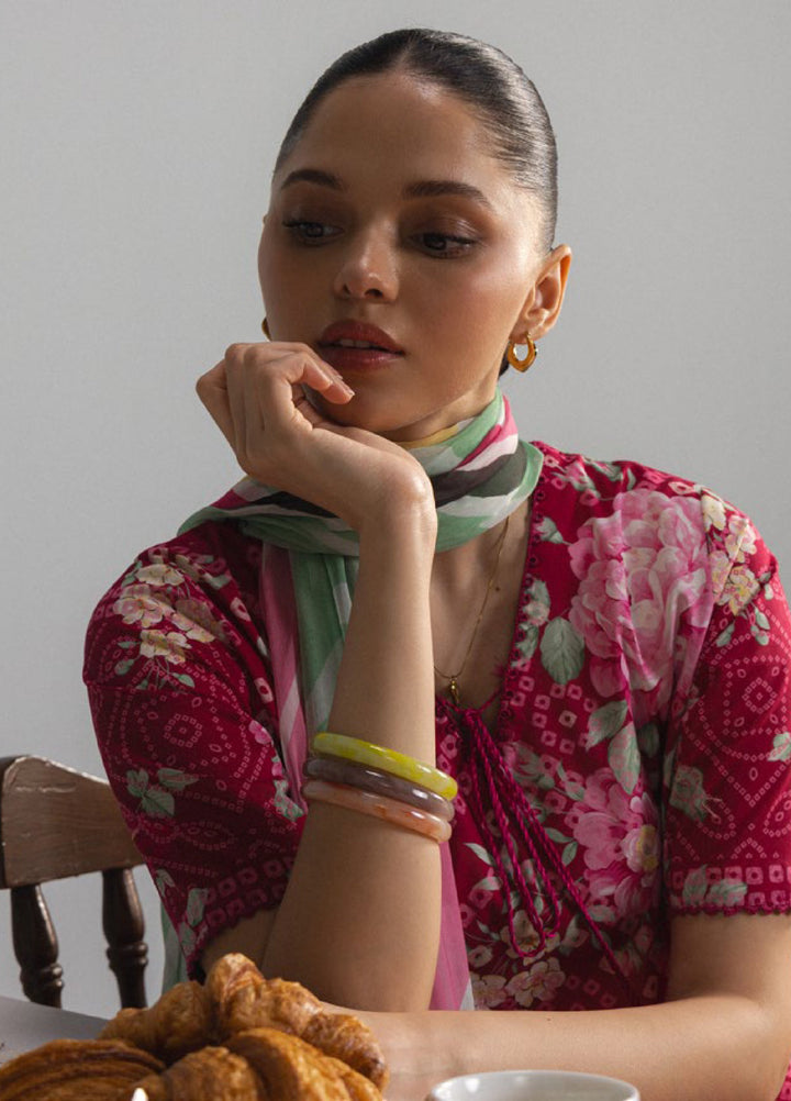 Coco by Zara Shahjahan Unstitched Printed Lawn 3 Piece Suit CZS26ULV KOHANA-4B - Summer Collection