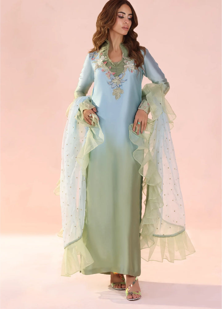 Eterna by Musferah Saad Pret Embroidered Tissue Silk 2 Piece Pastel Mirage - Festive Collection