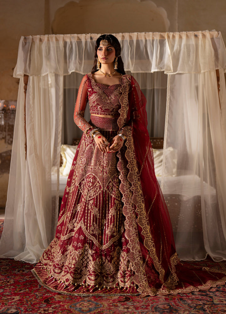 Dastan E Ishq by Ajr Festive Embroidered Unstitched Organza 3 Piece Suits AJR25DI D-3 Parizad - Formals Collection