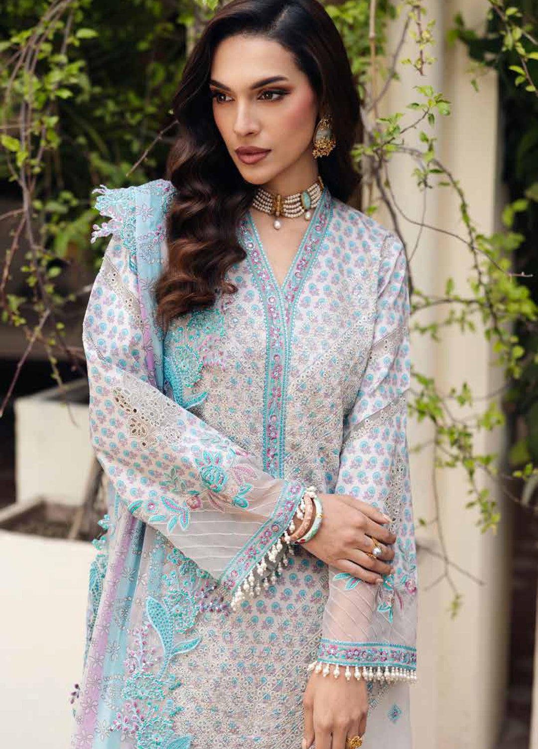 Sun Shine by Charizma Unstitched Embroidered Lawn 3 Piece Suit CHR26ULS CSN6-15 - Summer Collection