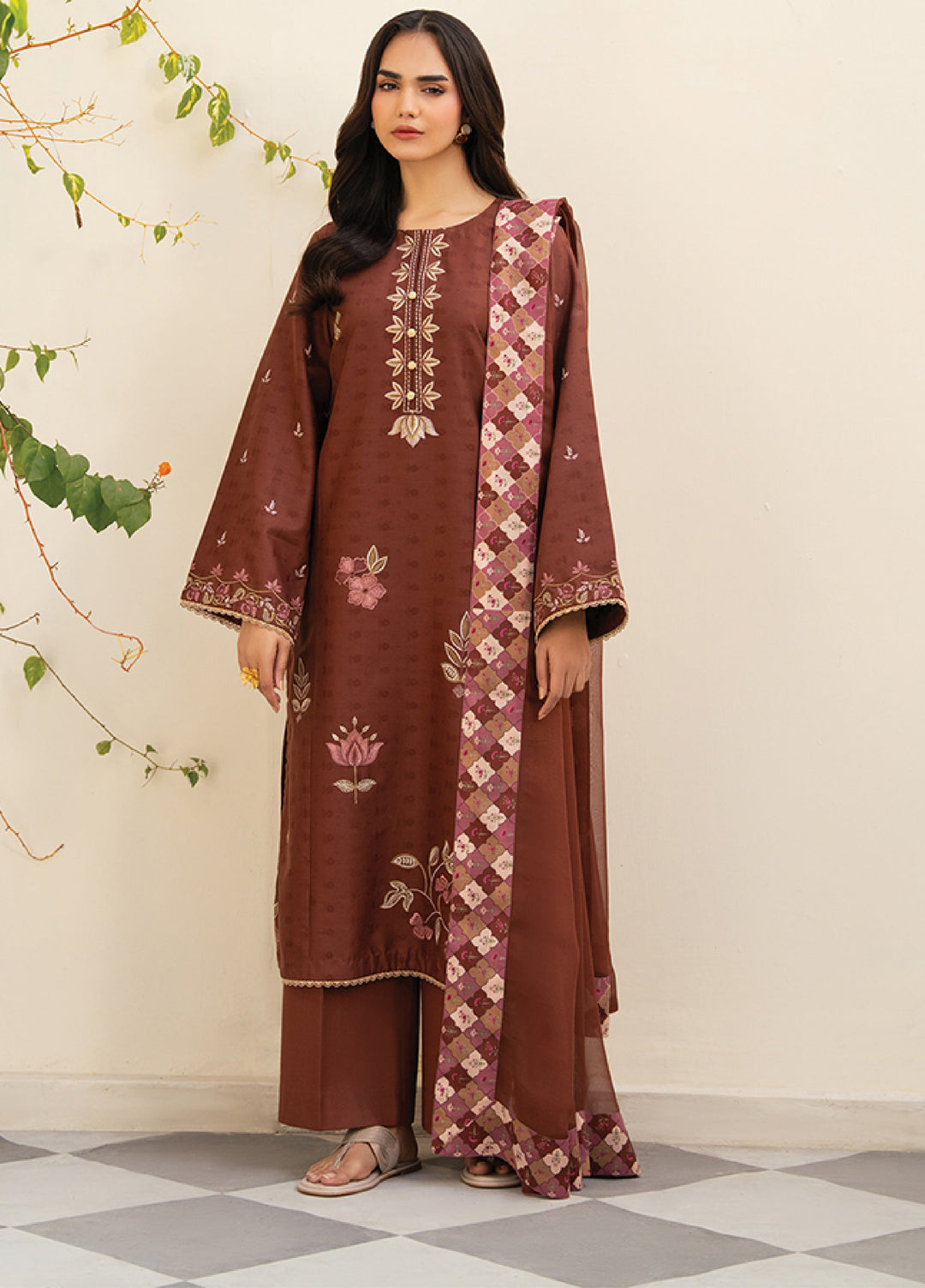 Xenia Formals RTW Embroidered Lawn 3 Piece XF26PL ZAYNA - Summer Collection