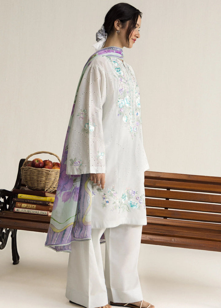 Coco by Zara Shahjahan Unstitched Embroidered Lawn 3 Piece Suit CZS26UCLP LUNE-2A - Eid Collection