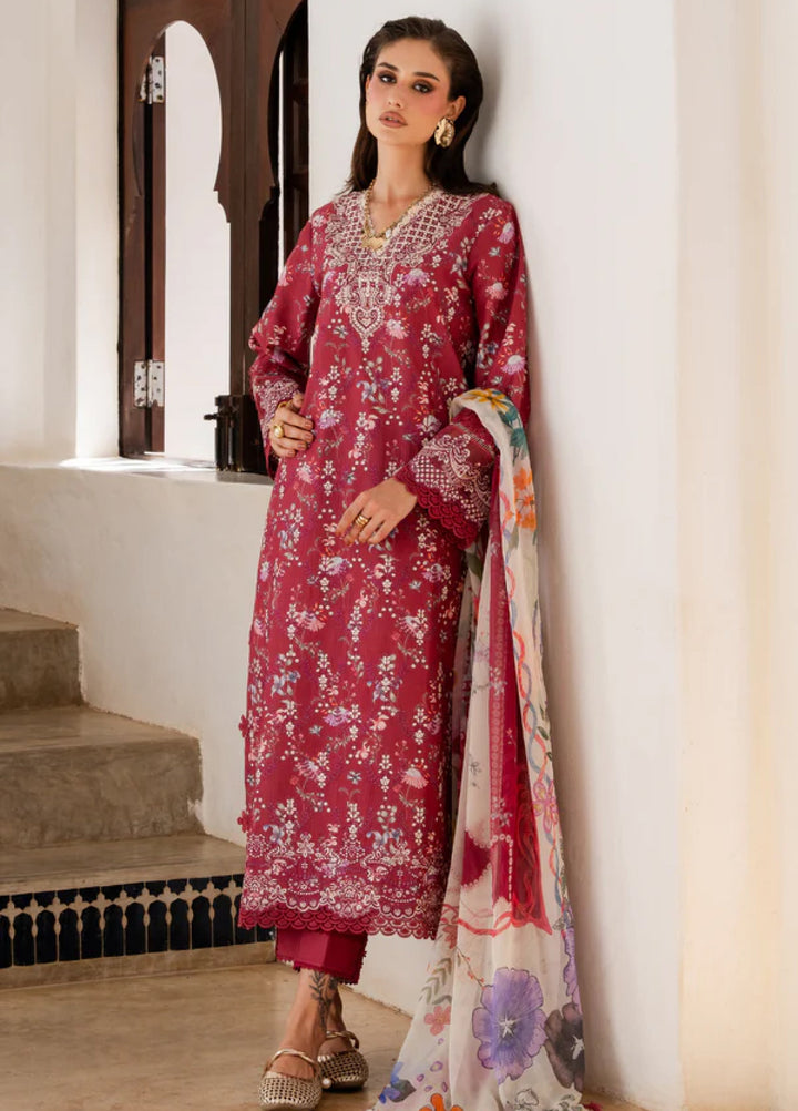 Shezlin Chikankari by Aabyaan Unstitched Embroidered Lawn 3 Piece Suit ABY26USC AZ-06 AMARA - Summer Collection