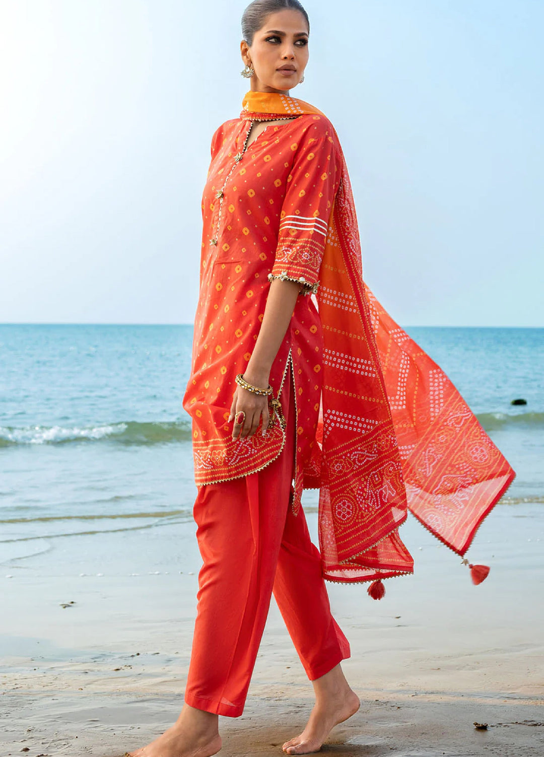 The Chunri by Gul Ahmed Unstitched Printed Lawn 3 Piece Suit GA26UTCL CL-62031 A - Summer Collection